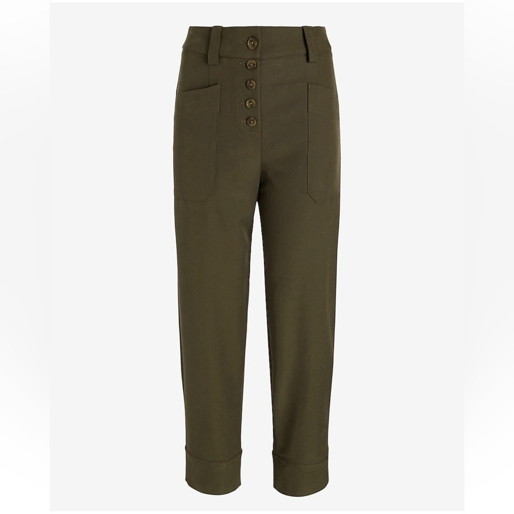 NWT Express Button Front Ankle Pant